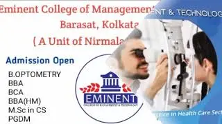 Bachelor of Optometry, Eminent College of Management & Technology