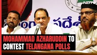 Ex-Cricketer Mohammad Azharuddin In Congress's 2nd List For Telangana Polls