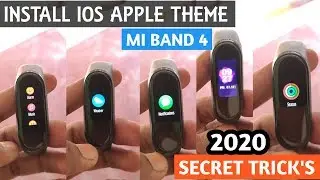 Install Apple iPhone IOS Theme On Mi Band 4!!Tech Boy Arif
