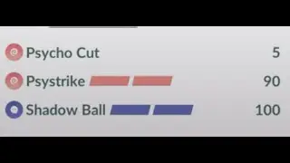 Lucky Shiny Mewtwo with Shadow Ball + Psystrike