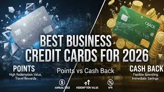 Best Business Credit Cards for 2026: Points vs Cash Back (Annual Fees, Redemption Value, APR)