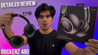 BoAt Rockerz 480 Bluetooth headphone with RGB Lights Detailed Review | Buy Or Not!!