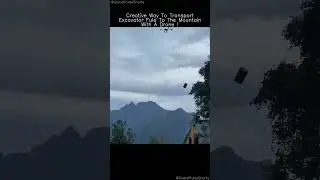 Flying Fuel to the Mountain by Drone! 🚁⛰️ #shorts #viral