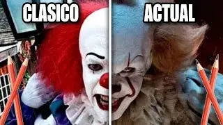 DIBUJ&Eacute; a PENNYWISE CL&Aacute;SICO vs PENNYWISE ACTUAL 🎨🎈 (ESPECIAL HALLOWEEN)