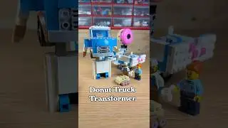 LEGO Donut Truck 60452 Transformification #lego #transformers #donuts #spiderman  #legosmartbrick