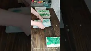 Unmolding River Moss Soap! #unmolding #shorts #soapmakingshorts #behindthescenes #soap #handmade