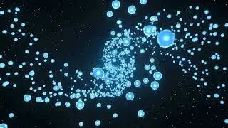 Cinematic Blue Galaxy Loop | Millions of Shimmering Blue Stars in 4K for DJ Sets & Chill Music