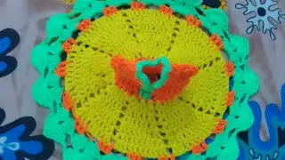 कान्हा जी की ड्रेस क्रोशिया से बनी हुई तीन कलर के उनसे#shobha #crochet  @usershobha