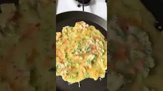 Vegitabla pancakes, healthy brunch. Quick and easy recipe veggies pancakes!!!