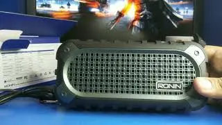 Ronin Portable Wireless Speaker With Built-in Mic Silver (R-8500) Available