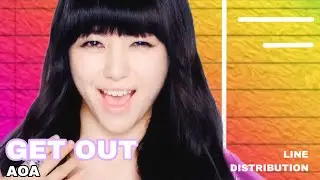 AOA - Get Out [Line Distribution]