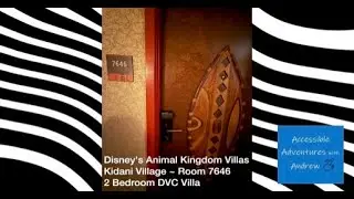 Disney's Animal Kingdom Villas Kidani Village Room Tour 7646 October 1 2025