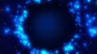 blue circle particle Background Looped Animation - Download Stock Footage