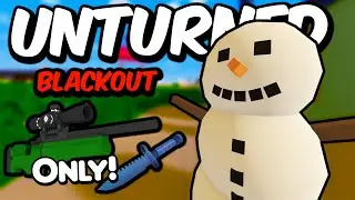 CHRISTMAS Update! SNIPER & KNIFE ONLY Gamemodes! (Unturned Blackout Update) | MysticcMarcel