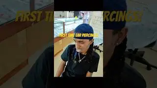 First time ear piercings! #ear #piercings #pov #earpiercing #caribbean #piercing