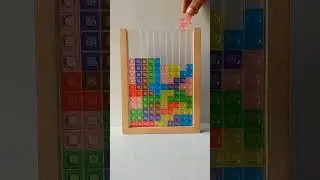 TETRIS BLOCKS PUZZLE ASMR GAME @RGBASMR @DesiKhela #satisfying #tetris #games #video 