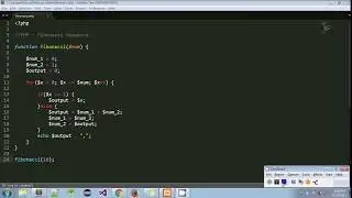 PHP - Fibonacci Sequence