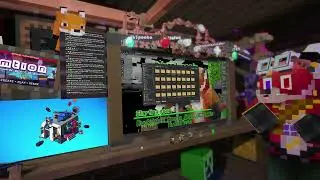 Creating a Minecraft flooded cave in Blender