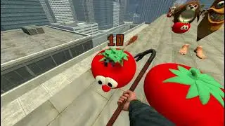 All italian brainrot and Huggy wuggy vs Lemon sea eater in Big city - Garry`s Mod
