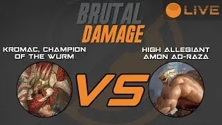 Brutal Damage Weekly Warmahordes - Kromac2 vs Amon1
