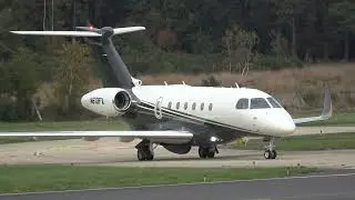 EMBRAER PRAETOR 600 N613FX FLEXJET TAXI-TAKE OFF AT FARNBOROUGH-EGLF UK 18-10-2025