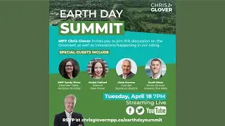 MPP Glover's Earth Day Summit