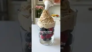 3-ingredient Healthy Ice Cream😍 #healthydesserts #healthyrecipes #easyrecipes