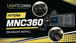 Hytera MNC360 PoC Two Way Radio Din Recess Install - LightComm