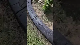 Sealing up the curb!
