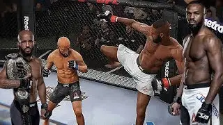 Jon Jones vs Demetrious Johnson Simulation! EA UFC 3