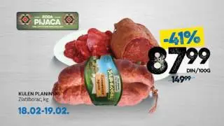 Sveže sa RODA pijace 18. - 19.02.2017.