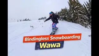 BINDINGLESS SNOWBOARDING BANFF DECEMBER 2025