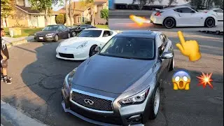 TRADING MY Q50 FOR A 370z NISMO?! | 370z NISMO SHOOTS HUGE FLAMES!!!