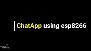 Chat App using esp8266 (NODE-MCU)  #saprahas #iot #ChatApp #webApp