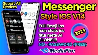 New Update !! Messenger Style IOS V14 2025 (CLONE) #tutorial #messenger #ios #facebook #android