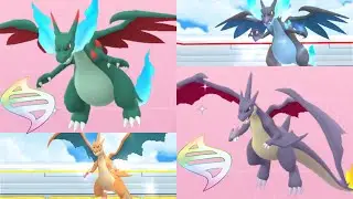 SHINY MEGA CHARIZARD X & SHINY MEGA CHARIZARD Y IN POK&Eacute;MON GO!