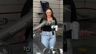Collaborative Robot in Action⚡️🦾 #robot #omron #shorts #manufacturing