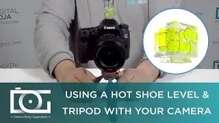 How To Level A Tripod With a Bubble Level | Hot Shoe Bubble Level On Your Cameras | TUTORIAL