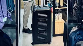 Azpac Large Trucker Luggage in Black