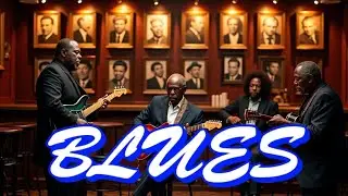 🎸 Slow Blues Caf&eacute; Night with Whiskey Vibes | Soft Guitar Music for Late Hours