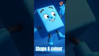 Best Learning Color and Shapes Song | Hindi Nursery Rhyme for Kids | Zi Toon Tv #shorts #shortvideo