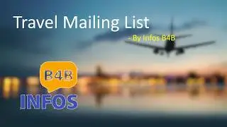 How do travel email lists deliver huge profits? #travel #travelers #email #mailing #list #USA #UK
