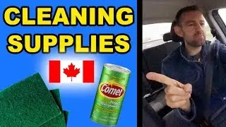 Buying Cleaning Supplies in Canada