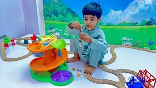 Arham Learns with Educational Wooden Toys & Train Track | Brain Boosting Play for Toddlers