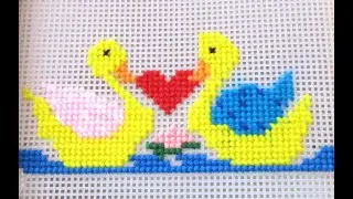 lovely duck cross stitch love it