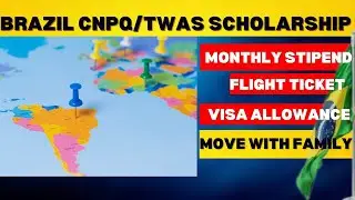СТИПЕНДИЯ CNPq/TWAS В БРАЗИЛИИ || ПЕРЕЕЗЖАЙТЕ С СЕМЬЕЙ