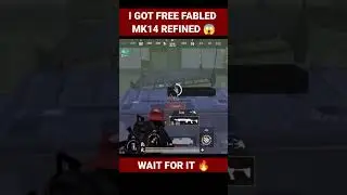 I Got Free FABLED MK14 Refined In Metro Royale 😱 #shorts