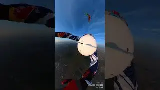 jump from microlight trike - motolotnia  #skydiving #flying #canopy #skydive #poland