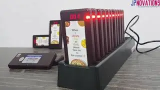 SEWA Call&trade; Coaster Pager Systems for food courts , self service outlets in India