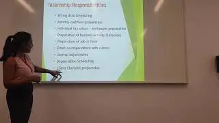 Internship at Deloitte.  Professional Placement Experience 2018.